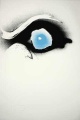 Otto Piene - Otto Piene - Seuloeil (blau/schwarzes Auge), 1991,sign,num. RARITÄT verkocht voor € 380!