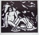 Georg Tappert - O.T.(Zwei sitzende Mädchenakte).Orig.Holzschnitt v.1912. verkocht voor € 135!
