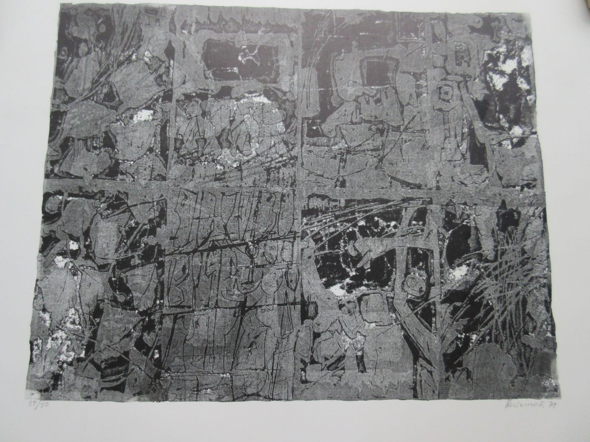 Peter Herkenrath - P. Herkenrath Farb Lithographie verkocht voor € 40!