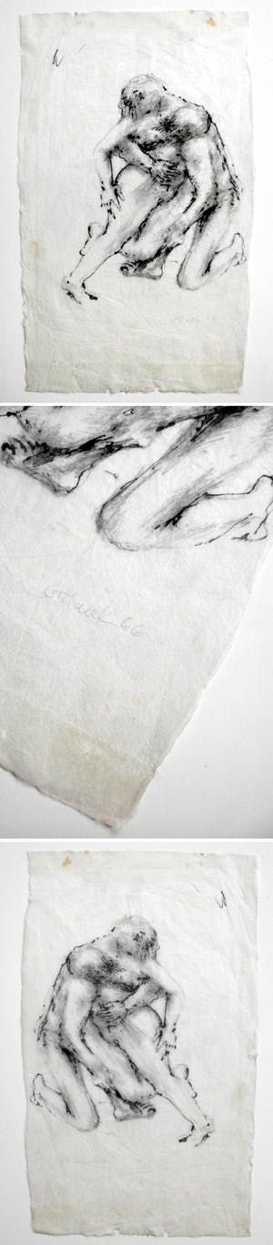 Waldemar Grzimek - Paar. signierte Zeichnung, 1966. kopen? Bied vanaf 400!