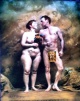 Jan Saudek - Paar.Originalfoto, handsigniert, gerahmt. verkocht voor € 450!