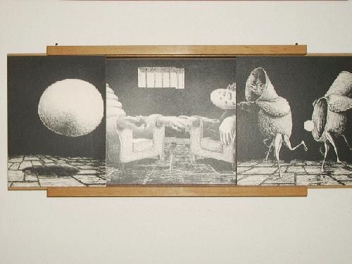 Dirk Larsen - PARENTS AND CHILDRENS, Multiples Holz-Wandobjekt,1995, signiert und numeriert kopen? Bied vanaf 190!