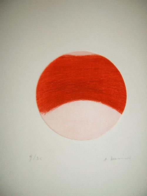 Arnulf Rainer - Planet, Farbradierung 1985 verkocht voor € 240!