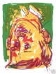 Georg Baselitz - Portrait als Pionier, 1997 verkocht voor € 2200!