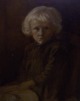 Walter Conz - Portrait eines Kindes (Öl ?/Pappe) verkocht voor € 50!