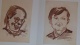 Georg Baselitz - Portraits Friedrich und Dahlem handsigniert verkocht voor € 200!