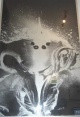 Otto Piene - "Addis Abeba&quot; unikatärer Probedruck , so nicht editiert, perfekt hinter Glas gerahmt verkocht voor € 200!