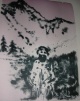 Daniel Richter - "Begegnung im Hochland&quot; Steinlithographie Auflage 60 handsigniert verkocht voor € 450!