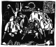 Heinrich Campendonk - "Die Bettler (nach Breughel)&quot;, 1922 verkocht voor € 125!