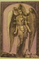 Ernst Fuchs - "Ikarus - Hermaphrodit", Orginallithografie, handsigniert und nummeriert verkocht voor € 420!