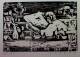 Esteban Fekete - "In der Purple Heather&quot;, 1988/89, sign. Holzschnitt verkocht voor € 46!