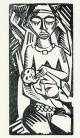 Max Pechstein - "Säugling&quot;, Originalholzschnitt 1918 verkocht voor € 80!