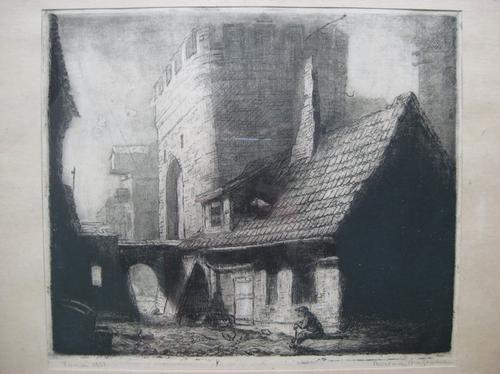 Bozena Majewska - Radierung, 1957, Tonin (?), Bozena Majewska signiert kopen? Bied vanaf 150!