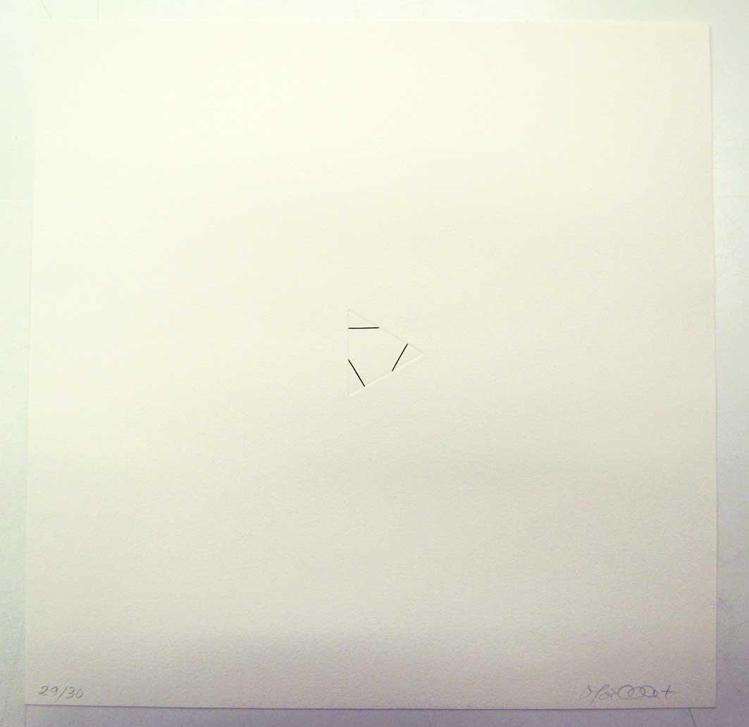 Francois Morellet - Radierung verkocht voor € 460!