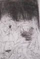 Alfred Hrdlicka - Radierung sign., num.,Susanne Ayoub verkocht voor € 75!