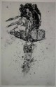 Johnny Friedländer - RADIERUNG von 1963 PETIT BESTIAIRE - HIBOU die EULE verkocht voor € 100!