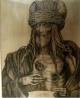 Ernst Fuchs - Rarität! orig. Druckplatte "Le Mat" verkocht voor € 499!