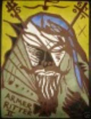 Jonathan Meese - Rarität: 6 Farbholzschnitte, signiert und datiert, als Serie sehr selten! verkocht voor € 990!