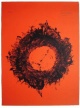 Otto Piene - RED MORNING, signiert, nummeriert u. datiert ! verkocht voor € 135!