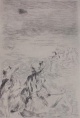 Auguste Renoir - Renoir, Pierre-Auguste ! sig. Radierung - Sur la Plage-Berneval verkocht voor € 199!