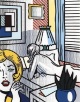 Roy Lichtenstein - ROOMMATES - handsignierte Grafik verkocht voor € 550!
