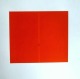 Antonio Calderara - rot - Serigrafie, signiert, datiert, nummeriert verkocht voor € 150!