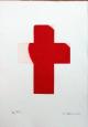 Arnulf Rainer - Rotes Kreuz verkocht voor € 900!