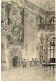 Adolph von Menzel - Salzburg Schloß Leopoldskron ,Lithographie verkocht voor € 50!