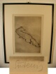 Renée Sintenis - Schnürender Fuchs, Radierung von 1946, signiert verkocht voor € 250!