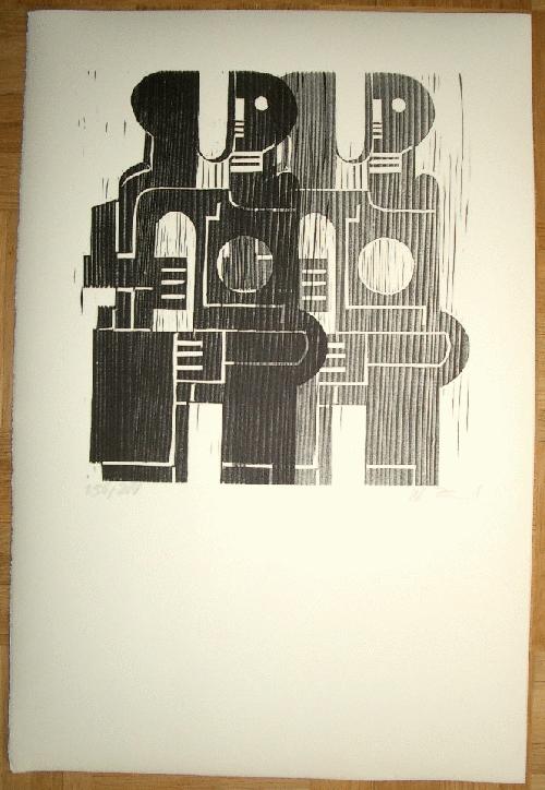 Mädi Zünd - Sehr schön und selten! Lithographie auf Bütten 156/200 verkocht voor € 56!