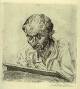 Ludwig Meidner - Selbstbildnis verkocht voor € 486!