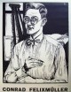 Conrad Felixmüller - Selbstbildnis, Original-Holzschnitt 1927 verkocht voor € 150!