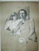 Harald Duwe - Selbstportrait, Original-Farblithographie, 1975, signiert, numeriert und datiert verkocht voor € 100!