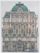 Karl Goldammer - Seltene Farblitho - Das Palais Equitable Wien verkocht voor € 100!