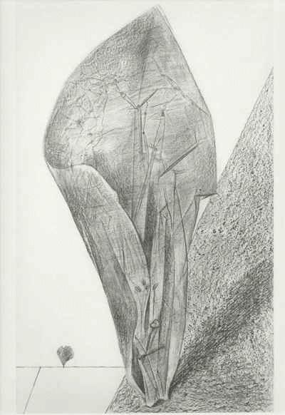 Max Ernst - SIE BEWAHRT IHR GEHEIMNIS Histoire Naturelle 1926 - FROTTAGE in EDELDRUCK durch HATJE Stuttgart 1972 verkocht voor € 48!