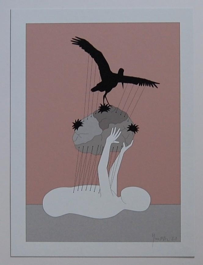 Yves Netzhammer - Siebdruck - 2010 - handsigniert verkocht voor € 99!