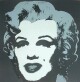 Andy Warhol - Siebdruck Marilyn Monroe - verso gestempelt: Sunday B. Morning verkocht voor € 145!
