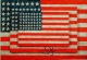 Jasper Johns - signierte KPK (Three Flags, 1958) verkocht voor € 80!