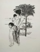 Lea Grundig - Signierte Lithographie, 1975. verkocht voor € 120!