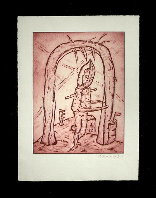 Peter Bömmels - Signierte Radierung, 1985. kopen? Bied vanaf 65!