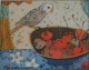 Jutta Votteler - Sittich, Farbradierung 2002 verkocht voor € 60!