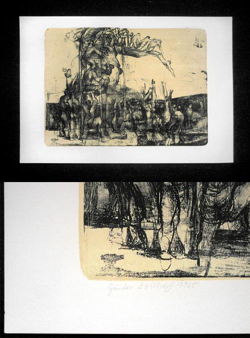 Günter Dollhopf - (Sprungturm), Farblithographie, 1965. kopen? Bied vanaf 70!