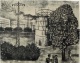 Lea Grundig - Straße in Schwedt. Farblithographie, 1968. verkocht voor € 110!