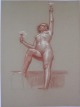 Albert Maennchen - Studie zur Figur der Freiheit im Plenarsitzungssaal des Berliner Kammergerichts, verm. 1914 verkocht voor € 250!
