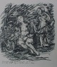 Oskar Kokoschka - Sturm Lithografie 1916/17 verkocht voor € 100!