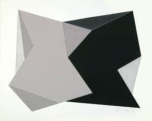Jean Marie Haessle - Symetrics, Serigraphie, 1980, signiert, nummeriert verkauft für € 60!