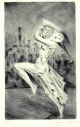 Magnus Zeller - Tanz der Salome.Orig.Radierung, handsigniert u.num. verkocht voor € 95!