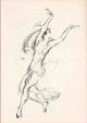 Arthur Grunenberg - TANZ der TAMARA KARSAVINA - handsignierte OriginalLithographie d.Arthur KAMPF-Schülers a. KÖNIGSBERG verkocht voor € 60!