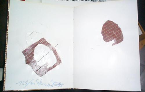 Thomas Virnich - Thomas Virnich Zwei Felsen Künstlerbuch signiert/ nummeriert verkocht voor € 35!