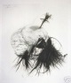 Arnulf Rainer - Übermalung Mozart verkocht voor € 50!